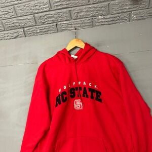 CSA NC State Wolfpack Hoodie Mens Medium Red NCAA Collegiate Sweatshirt
